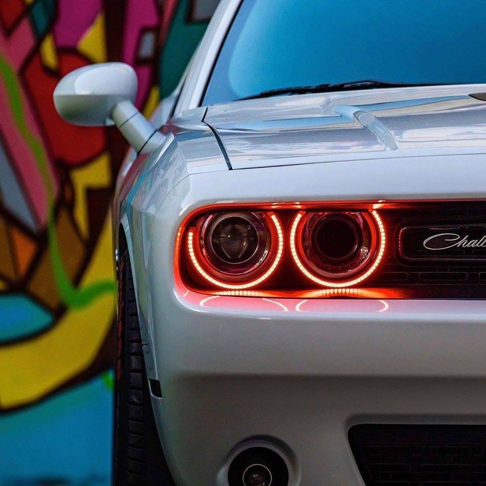3990-003 - Dodge Challenger 2015-2018 ORACLE LED Waterproof Halo Kit